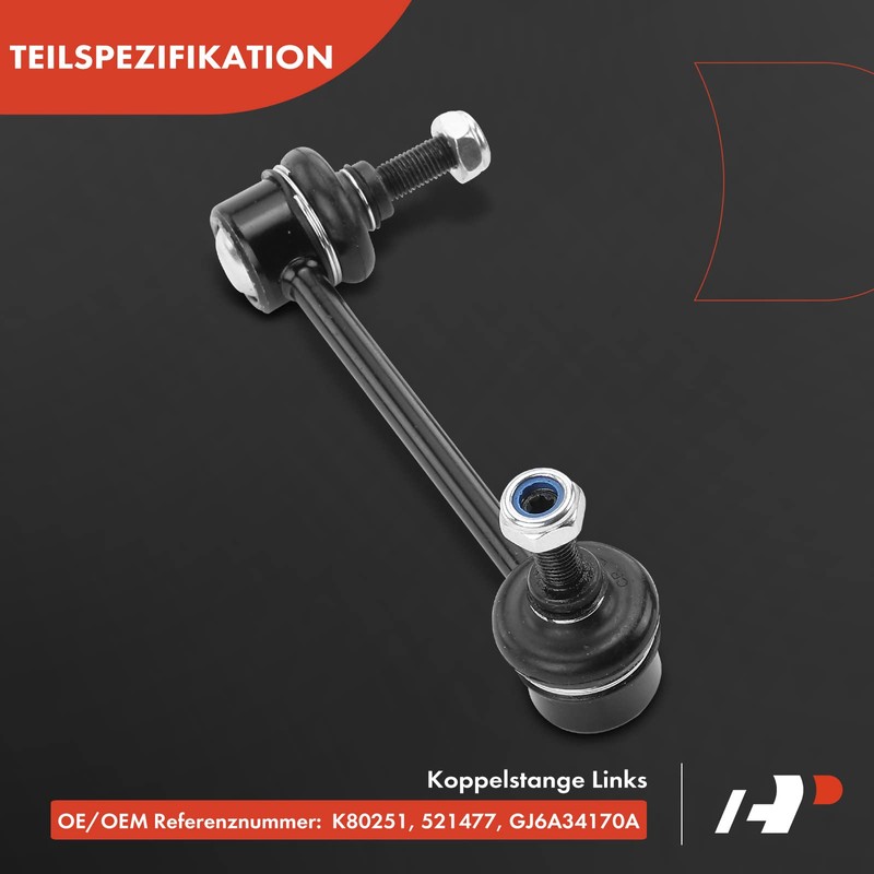 Frankberg 2 x Front Axle Coupling Rod Compatible with 6