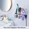 Hair Tool Organizer, Blow Dryer Holder Wall Mounted, Adhesive Hair