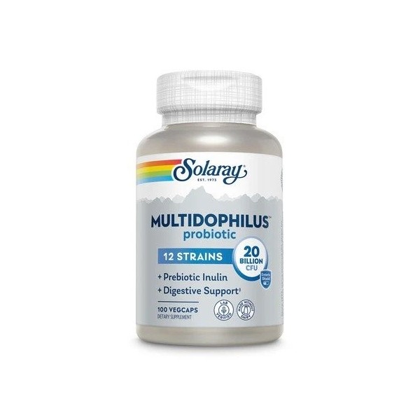 Solaray Multidophilus 12 Strains Enterically Coated 100 Enterically Coated