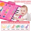 Nasjac Alfombrilla de Musicales de Piano para Niños,2-in-1 Tapete Musical
