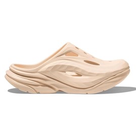 HOKA Ora Recovery Mule Unisex Shoes Size 10, Color: Vanilla/Vanilla
