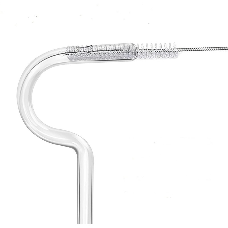 Premium Glass Anti-Wrinkle Drinking Straws Set - 2Pack for 40oz