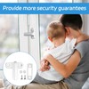 2 PCS Sash Jammers,Sash Jammers for UPVC Doors,Door Jammer for