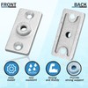 Gisafai 48 Pcs Ceiling Flange Hangers for 3/8 in Ceiling