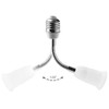 Enwye 4Pcs Flexible Lamp Holder, E27 to E27 Lamp Holder,