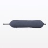 MUJI 44430934 Fitted Neck Cushion, Heather Navy x Gray, Approx.