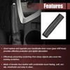 X AUTOHAUX Car Interior Handbrake Cover Protector Carbon Fibre Pattern