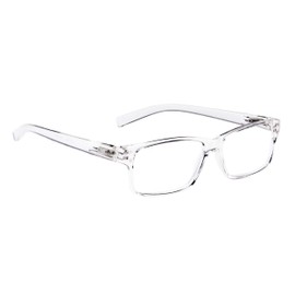 Vintage Reading Glasses Men Women（Transparent，+1.50）