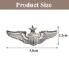 Pilot Pin,Pilot Wings Pin,Sliver Air Force Senior Pilot Wing Badge