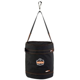 Ergodyne Arsenal 5970T Medium Polyester Tool Bucket with Cover , Black
