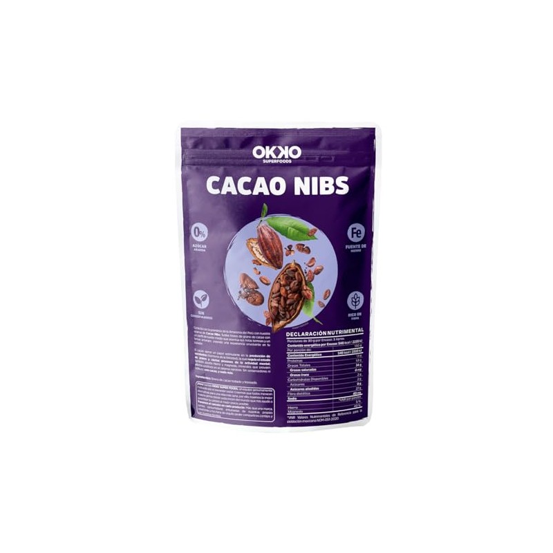 OKKO Cacao Nibs, 100 G
