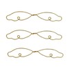 3 Pair 6" Gold Twisted Metal Wire Angel Wings for