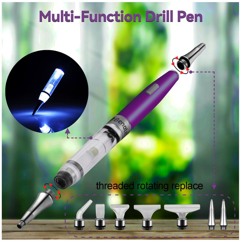 Benote Diamond Art Painting Drill Pen 2.0 with Metal Sticky