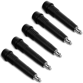 5Pcs Trekking Pole Tips Carbide Hiking Pole Carbide Tips Universal Tungsten Steel Rod End Tip Replacement Walking Sticks Tip Protectors for Outdoor Climbing Snow Mud