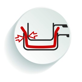 Lagostina 012196000001 Set 4 FEUTRINES 38 CM Set of 4 felts