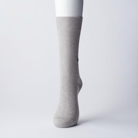 Gunze PBV051 Men's Socks, 3 Pairs Set, Polo, Cool Material, Deodorizing, Antibacterial, Heel Slip Resistant, Soft Mouth Elastic Socks,, light grey-, 25.0-27.0 cm
