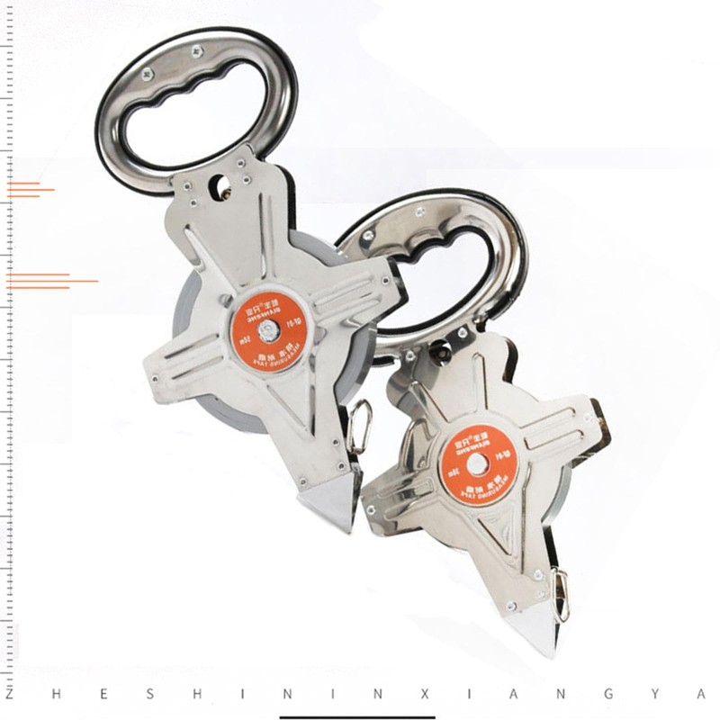 Retractable Reel Tape Measure Stainless Steel Measuring Metric Ruler Construction