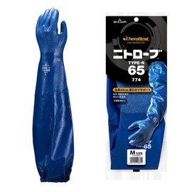 Showa Gloves No.774 Nitrobe TYPE-R 65 Blue, M Size, 1 Pair
