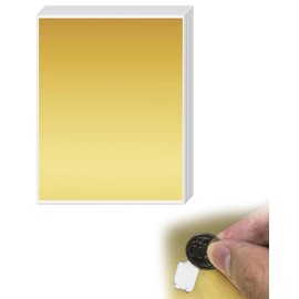 KGDUYC Pack of 5 23.5 x 20 cm Scratch Stickers - Make Yourself, Gold Scratch Labels, for Wedding, Christmas, Birthdays or Other Occasions (Gold)