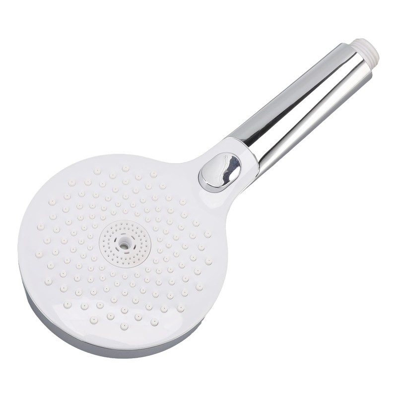 Home Bathroom Shower Head 3 Function Button Water Saving Silicone