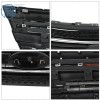 netuera Front Upper+Lower Grille Gloss Black Grill For 2011-2015 Ford