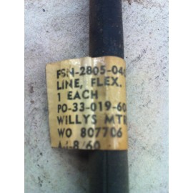 Willys For Jeep M38A1  NOS Oil Filter Hose, G-758