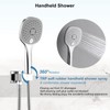 BWE Shower System Chrome Shower Faucet Set Complete with Valve