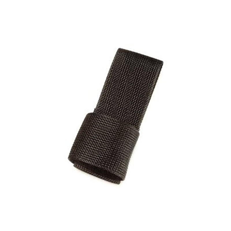 HWC Police Security Black Nylon Universal C&D Cell Flashlight Holder