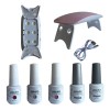 Gelish Esmaltes Kit De Uñas Lampra Led Con Base Y