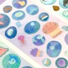 Underwater Walking Twinkle Series Stickers, Cute, Sparkle, Cute, Animals, Fish,