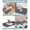 Silicone Washing Machine Drain Pan, 54"x27.5" 0.79" Raised Edge Mat,