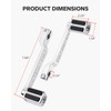 Amazicha Stainless Steel Heel Toe Shift Lever Pegs Shifter Lever