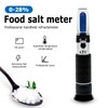 BOROCO 0-28% Salt Content Refractometer Brix Meter Salinity Meter for