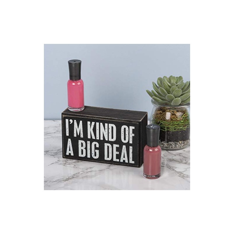Primitives by Kathy 18900 Classic Box Sign, 5 x 3-Inches,