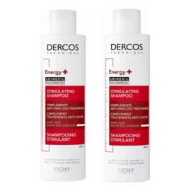 2pcs Shampoo Estimulante Vichy Dercos Energy+anticaída 200ml