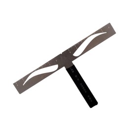 Minkissy Eyebrow Stencil Ruler Three-point Brow Shaper Makeup Kit for Beginners Easy to Use Carry