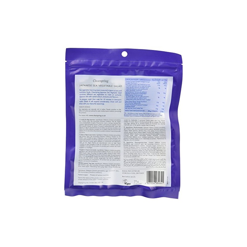 Clearspring Japanese Sea Vegetable Salad - Dried Sea Vegetable