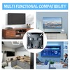 14-27 Inch Universal Camper Small TV Wall Mount Sets Black