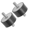 Caltric Set of 2 Rear Engine Mount Rubber Isolators for