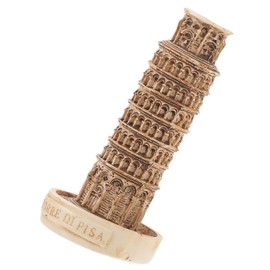 ABOOFAN Leaning Tower of Pisa Model,Miniature Leaning Tower of Pisa Statue Souvenir Figurines Tower Model Kit for Home Desktop Decoration