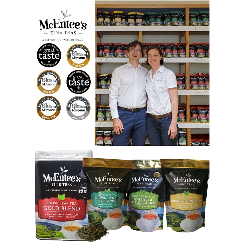 McEntee's Irish Breakfast Tea - 250g Refill Bag - Expertly
