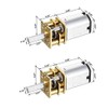 bnafes 2PCS Gear Motor DC 6V 300RPM Micro Gear Box