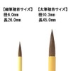 Shunkoen SPFH-800 Calligraphy Brushes, First Time Bush Brush, Thick, Set