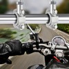 KVAEY 2PCS Motorcycle Handlebar Mirror Mount Holder, 8mm 7/8" Handlebar