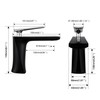 JOMOLA Matte Black Single Handle Bathroom Sink Faucet One Hole