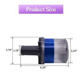 Mairuker Solar LED Flashing Lights, IP57 Waterproof Emergency Solar Strobe Light, Beacon Driveway Safety Signs Flash Traffic Lights,Super Bright Warning Lamp - Blue