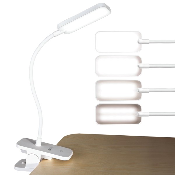 OttLite Rechargeable LED Clip Lamp - ClearSun LED Technology with