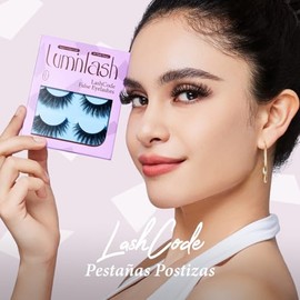 LashCode Pestañas Postizas 3D – Fluffy, One-Piece Design, Aptas para Principiantes y Ultra Cómodas, Efecto Profesional y Reutilizable (6-14-15 mm)