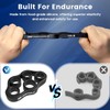 4 Pack Hand Exerciser Grip Strengthener, Finger Stretcher Hand Grip