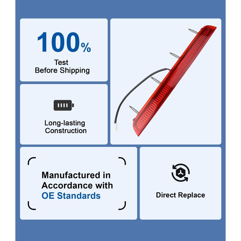 USTAR Rear Third Brake Light Stop Lamp Compatible with Kia